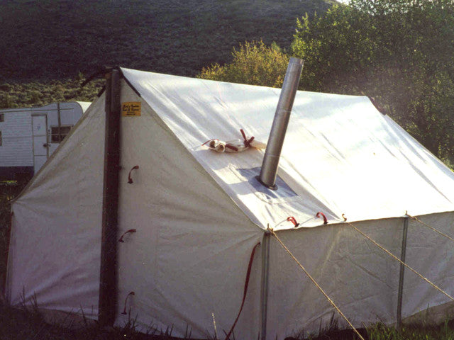 wall tents with stove 10' x 12' x 6' x 9'